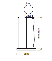 Gavin Silence leaf &Oslash;50 cm hanglamp Olev