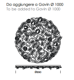 Gavin Silence leaf &Oslash;100 cm hanglamp Olev