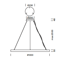 Gavin Silence leaf &Oslash;100 cm hanglamp Olev