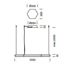 Exagon Silence &Oslash;100 hanglamp Olev