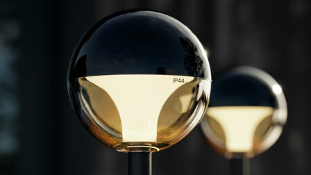 Bal.4 Bollard ground fixed outdoor vloerlamp IP44.de