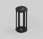 Bal.4 Bollard ground fixed outdoor vloerlamp IP44.de