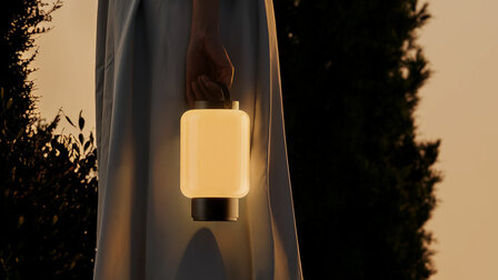 Qu opaal glas portable tafellamp IP44.de