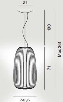Spokes 1 Ambient hanglamp Foscarini