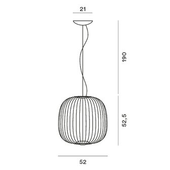 Spokes 2 Ambient hanglamp Foscarini