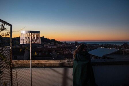 Twiggy Grid lettura outdoor vloerlamp Foscarini