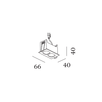 Pirro petit 2.0 led inbouwspot Wever &amp; Ducre 