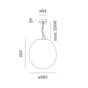 Dro 4.0 suspended hanglamp Wever &amp; Ducre 