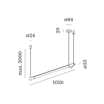 Darf 2.1 hanglamp Wever &amp; Ducre 