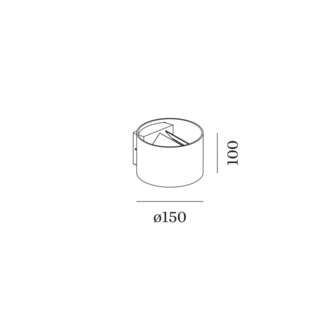 Ray 1.0 led wandlamp Wever &amp; Ducre 