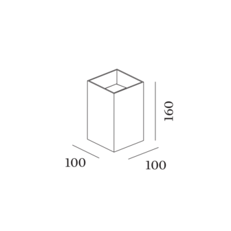 Box 3.0 led outdoor wandlamp Wever &amp; Ducre 