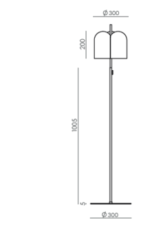Oket P1317 vloerlamp Aromas 