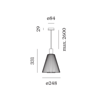 Wiro Cone 1.0 hanglamp Wever &amp; Ducre 