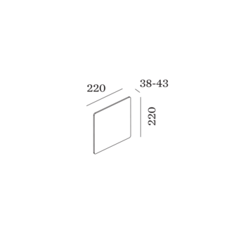 Miles Carr&eacute; 2.0 wandlamp Wever &amp; Ducre 