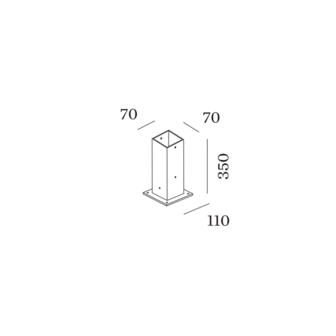 Linus 3.0 led outdoor vloerlamp Wever &amp; Ducre 