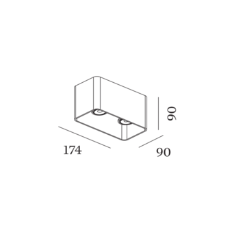 Docus 2.0 GU10 opbouwspot Wever &amp; Ducre 