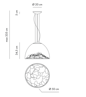 Mountain View hanglamp Axolight
