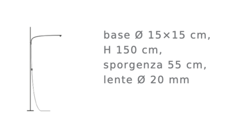 Uau F vloerlamp Catellani&amp;Smith 