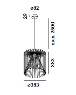 Wiro 3.8 hanglamp Wever &amp; Ducre 