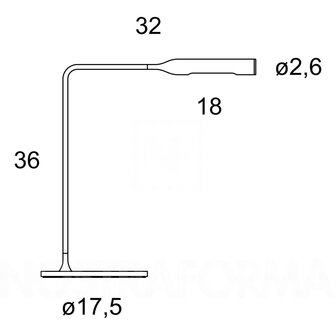 Flo bedside tafellamp Lumina