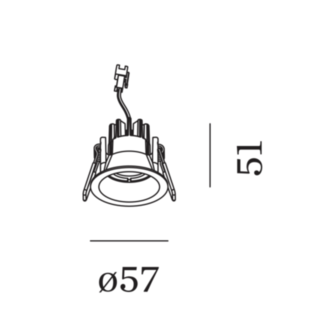Deep bijou 1.0 led inbouwspot Wever &amp; Ducre 