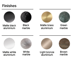 Mimu T0314 semi recessed inbouwspot Aromas&nbsp;