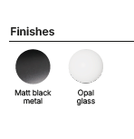 Ball T0320/10 semi recessed inbouwspot Aromas&nbsp;