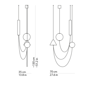 Mars Suspension hanglamp KDLN