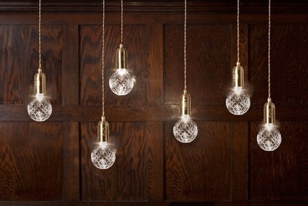 Frosted Crystal Bulb &amp; Pendant hanglamp Lee Broom 