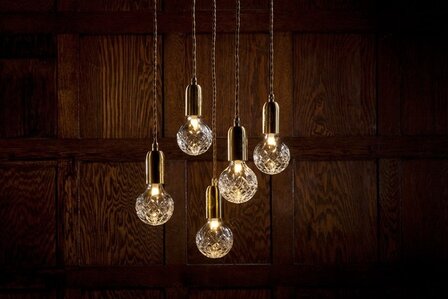 Frosted Crystal Bulb &amp; Pendant hanglamp Lee Broom 