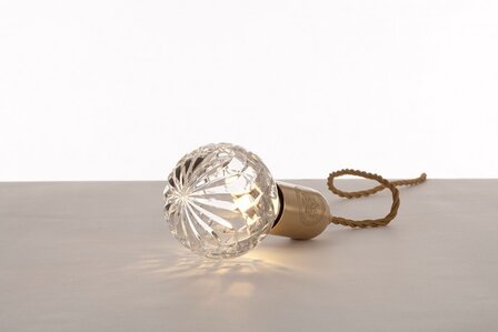 Clear Crystal Bulb &amp; Pendant hanglamp Lee Broom 