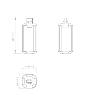 Cube nomad mini outdoor tafellamp Contardi
