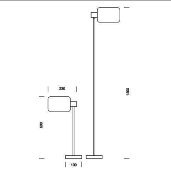 Black jack vloerlamp TossB