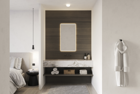 Perlez 1.0 IP44 semi recessed plafondlamp Wever &amp; Ducre 