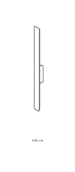 Divar 2.0 100 cm wandlamp Anour