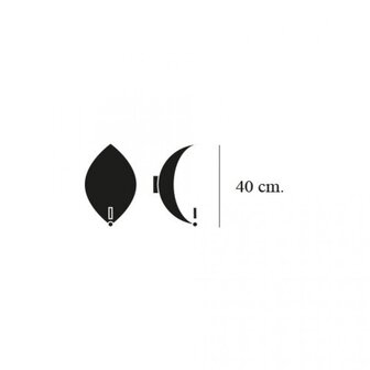 Stchu moon 05 wandlamp Catellani&amp;Smith