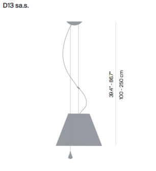 Costanza sospension up and down hanglamp Luceplan  