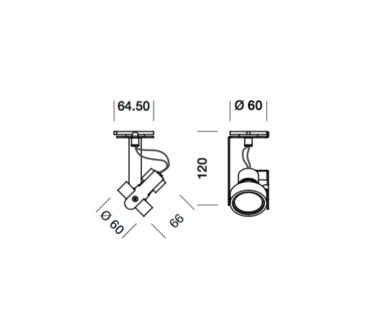 Bang 1 gu10 opbouwspot TossB 