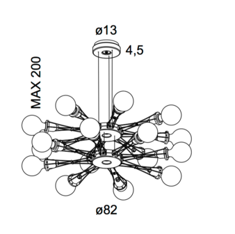 Matrix doppia hanglamp Lumina