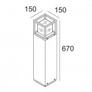 Montur s p 65 led vloerlamp outdoor Deltalight