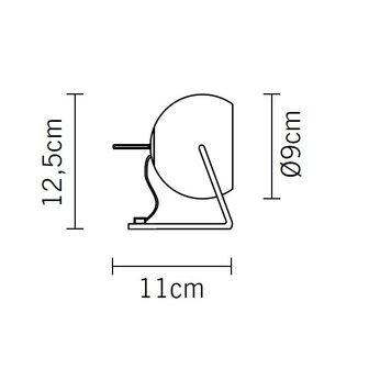 Beluga colour d57 tafellamp Fabbian 