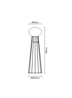 A&eacute;rostat vloerlamp Fabbian 