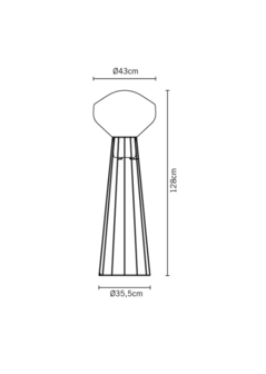 A&eacute;rostat vloerlamp Fabbian 