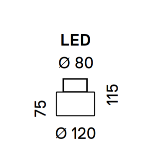 Reef led plafondlamp Serien Lighting  