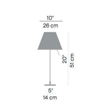 Costanzina d13pic led tafellamp Luceplan
