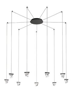Tripla 9 hanglamp Fabbian 