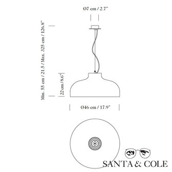 M68 hanglamp Santa &amp; Cole 