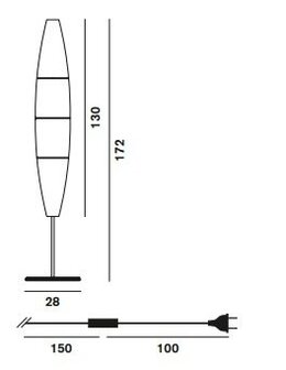 Havana terra outdoor vloerlamp Foscarini