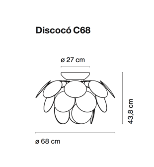 Discoco c68 plafondlamp Marset 
