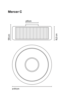 Mercer c plafondlamp Marset